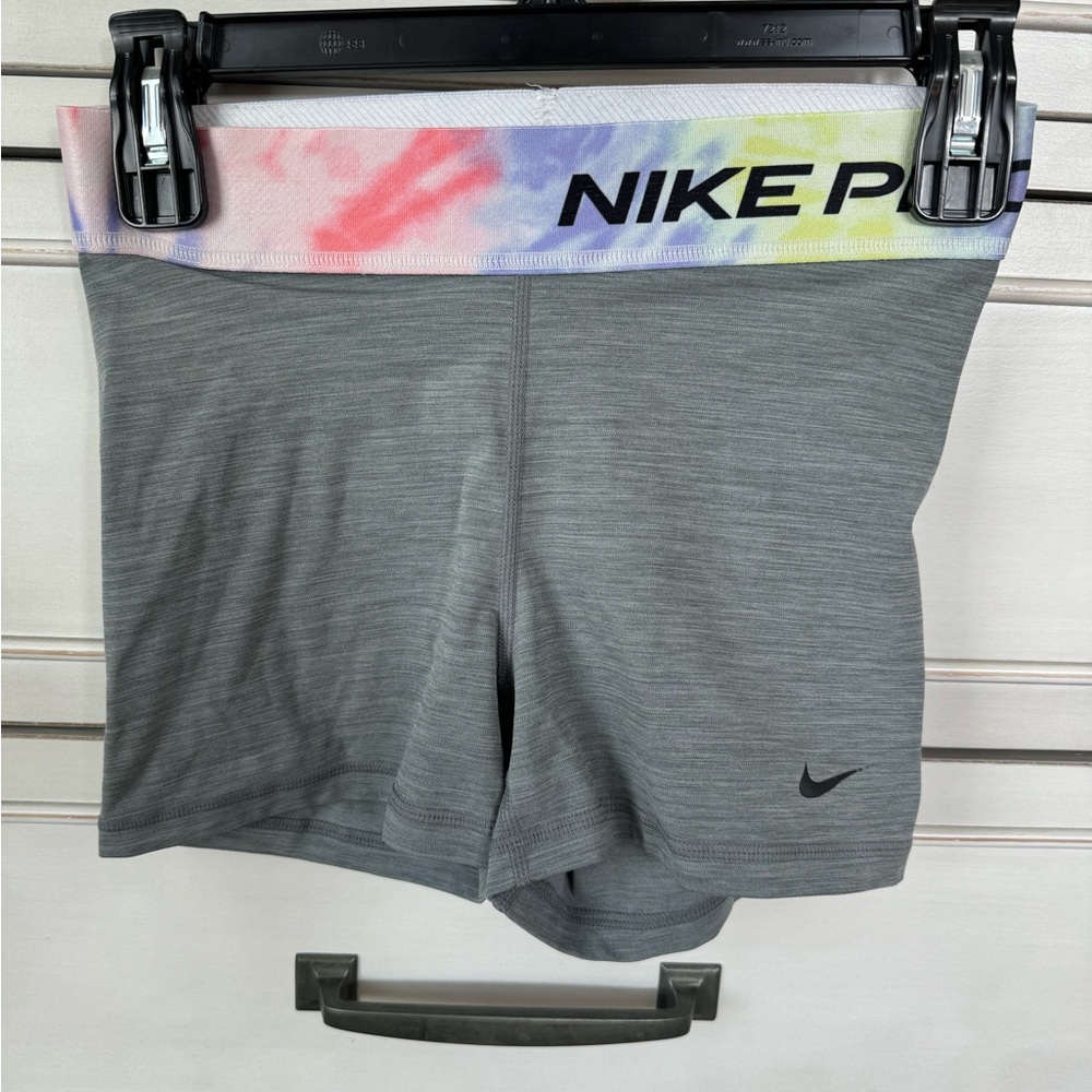 Nike training shorts.